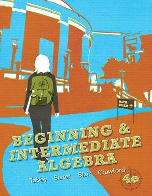 Book cover of Beginning and Intermediate Algebra