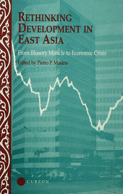 Book cover of Rethinking Development in East Asia: From Illusory Miracle to Economic Crisis