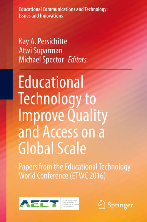 Book cover of Educational Technology to Improve Quality and Access on a Global Scale
