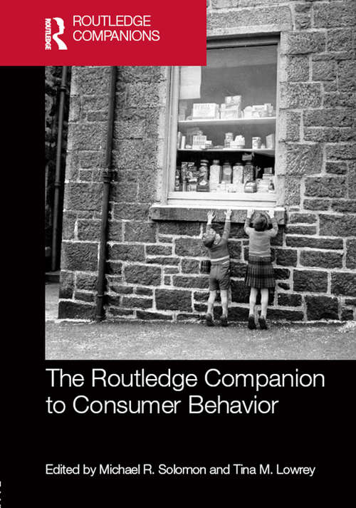 Book cover of The Routledge Companion to Consumer Behavior (Routledge Companions in Marketing, Advertising and Communication)