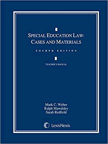 Book cover of Special Education Law: Cases and Materials (Fourth Edition)