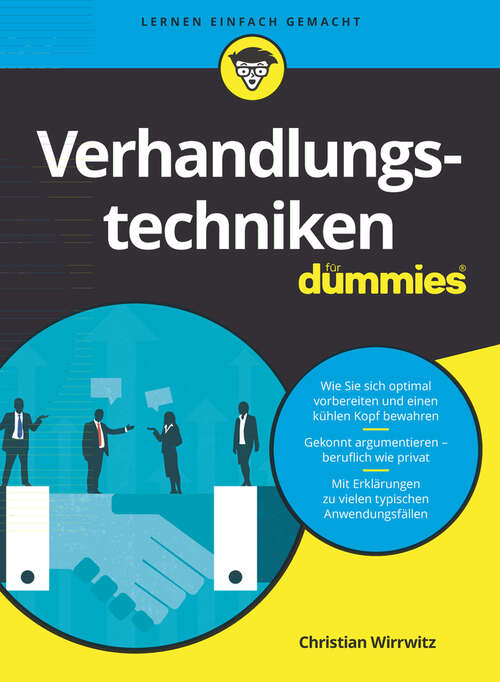 Book cover of Verhandlungstechniken für Dummies (Für Dummies)