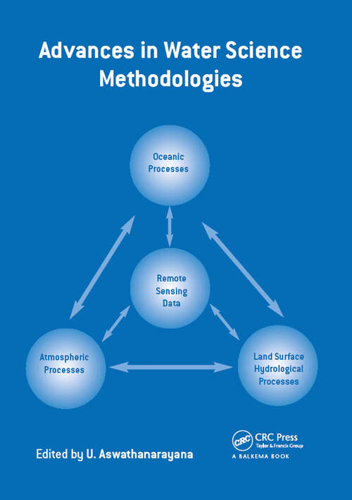 Book cover of Advances in Water Science Methodologies (1)