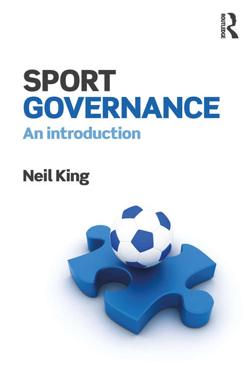 Book cover of Sport Governance: An introduction