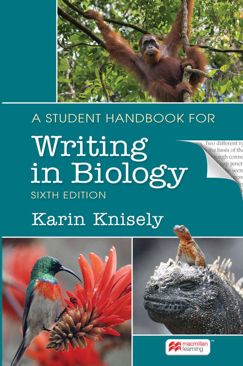 Book cover of A Student Handbook for Writing in Biology (Sixth Edition)