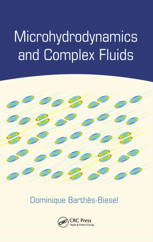 Book cover of Microhydrodynamics and Complex Fluids