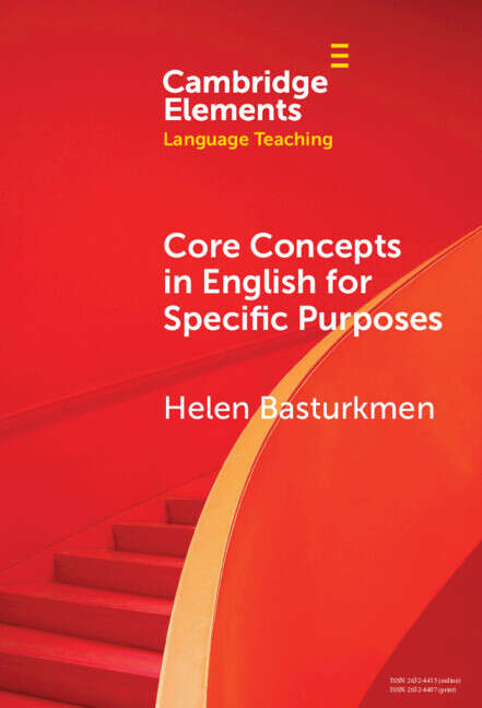 Book cover of Core Concepts in English for Specific Purposes (Elements in Language Teaching)