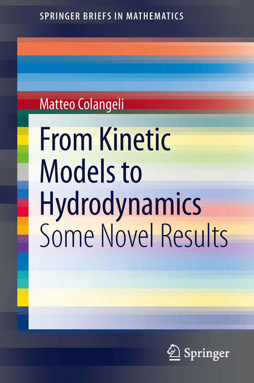 Book cover of From Kinetic Models to Hydrodynamics