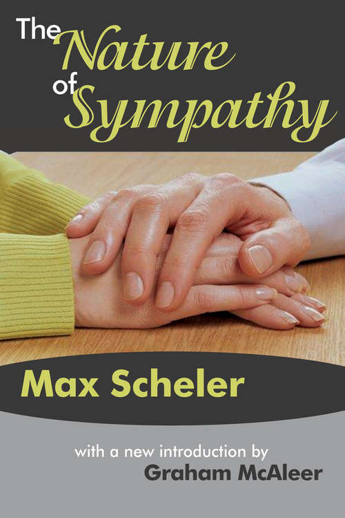 Book cover of The Nature of Sympathy