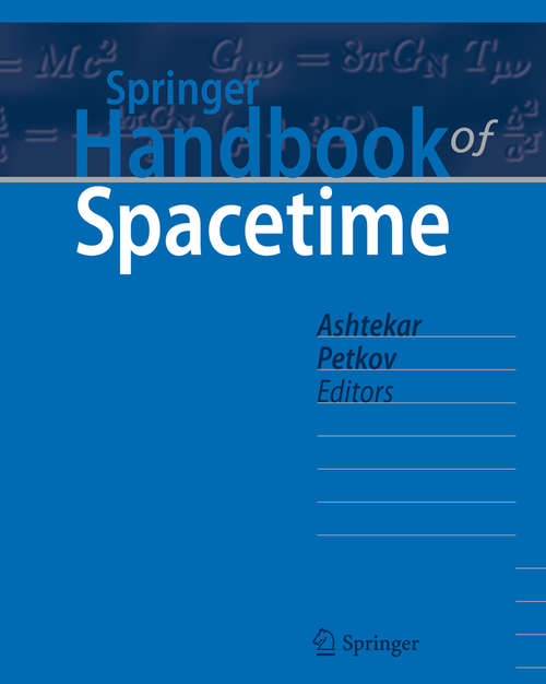 Book cover of Springer Handbook of Spacetime