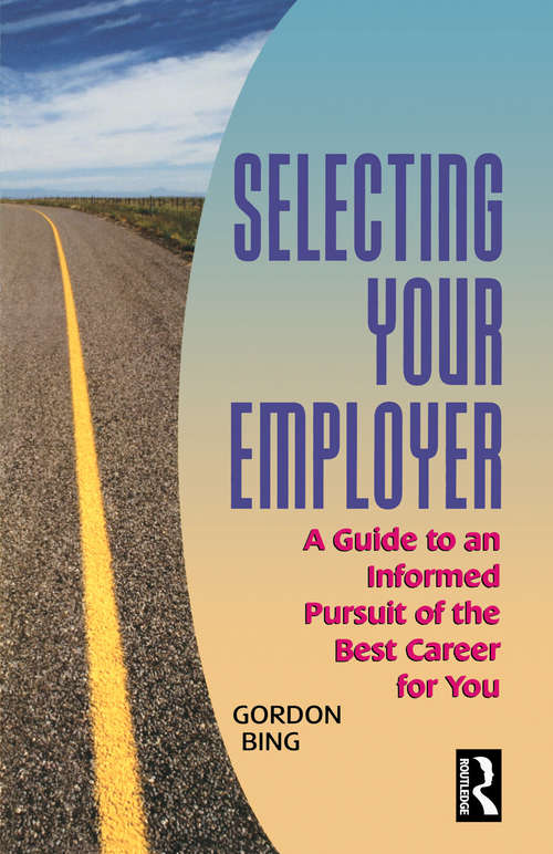 Book cover of Selecting Your Employer