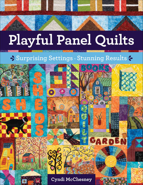 Book cover of Playful Panel Quilts: Surprising Settings, Stunning Results