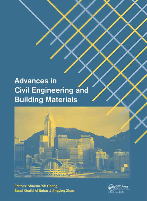 Book cover of Advances in Civil Engineering and Building Materials (1)