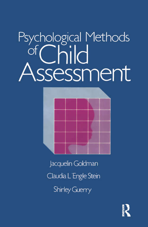 Book cover of Psychological Methods Of Child Assessment