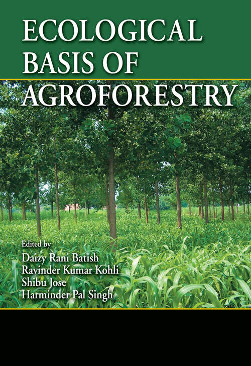 Book cover of Ecological Basis of Agroforestry (1)