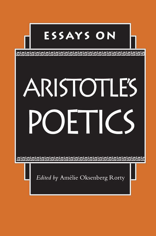 Book cover of Essays on Aristotle's Poetics