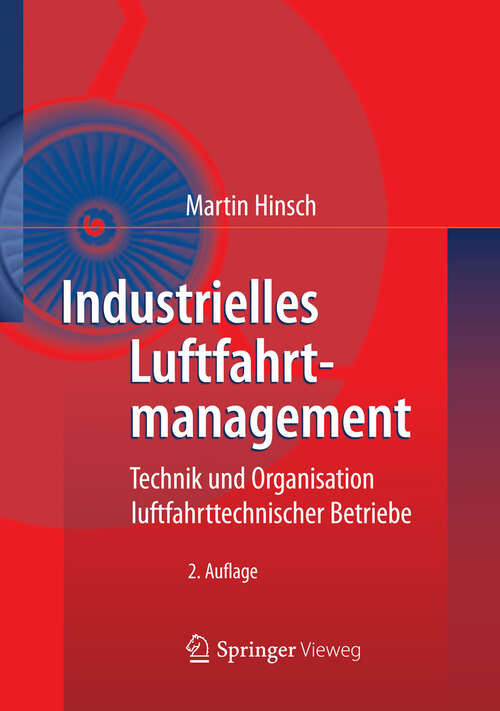 Book cover of Industrielles Luftfahrtmanagement