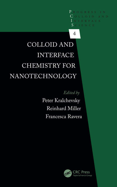 Book cover of Colloid and Interface Chemistry for Nanotechnology (1) (Progress in Colloid and Interface Science)