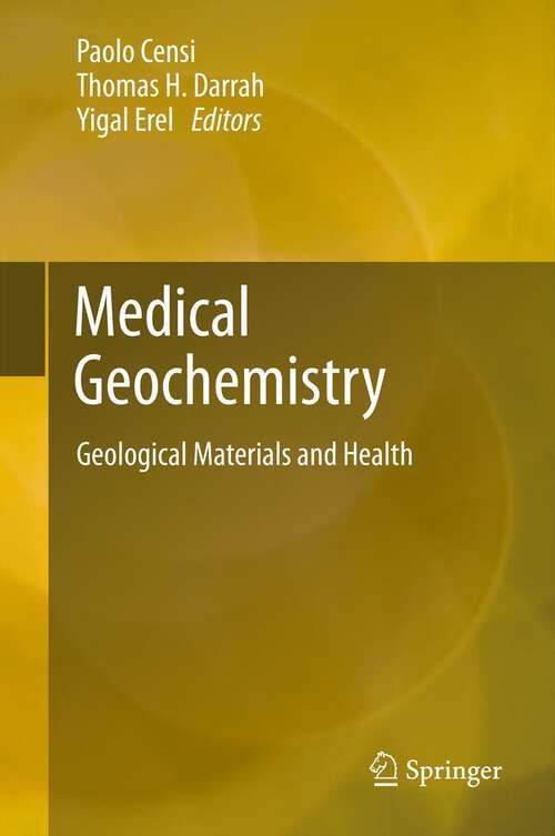 Book cover of Medical Geochemistry