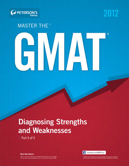 Book cover of Master the GMAT: Diagnosing Strengths and Weaknesses