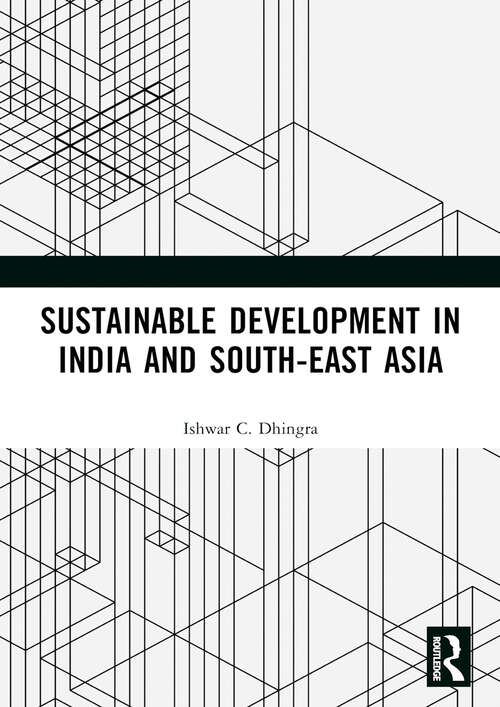 Book cover of Sustainable Development in India and South-East Asia