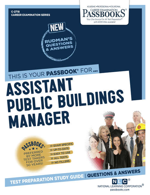 Book cover of Assistant Public Buildings Manager: Passbooks Study Guide (Career Examination Series)