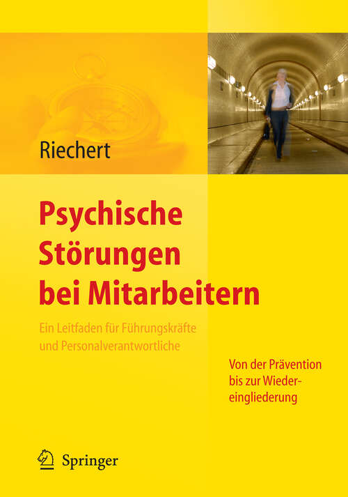 Book cover of Psychische Störungen bei Mitarbeitern