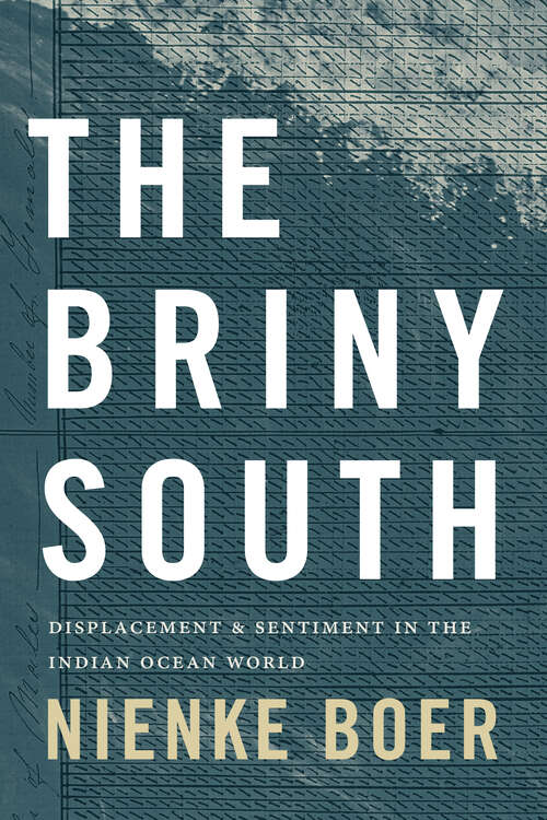 Book cover of The Briny South: Displacement and Sentiment in the Indian Ocean World (Theory in Forms)