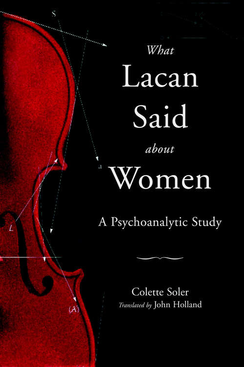 Book cover of What Lacan Said About Women: A Psychoanalytic Study (Contemporary Theory Ser.)