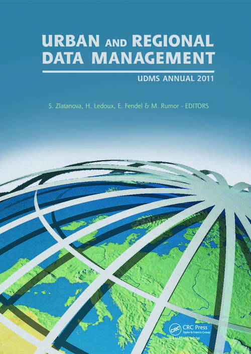 Book cover of Urban and Regional Data Management: UDMS Annual 2011