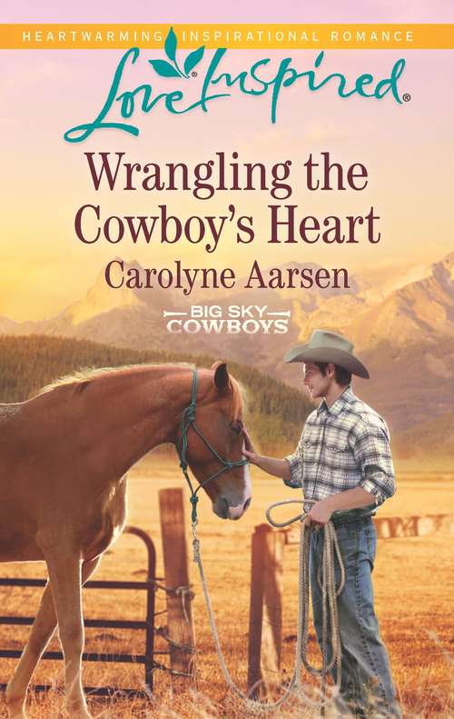 Book cover of Wrangling the Cowboy's Heart: A Baby For The Rancher Wrangling The Cowboy's Heart The Lawman's Surprise Family (Original) (Big Sky Cowboys #1)