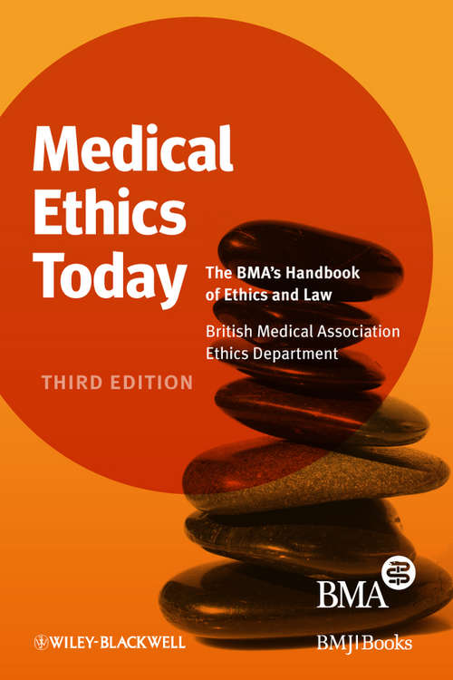 Book cover of Medical Ethics Today