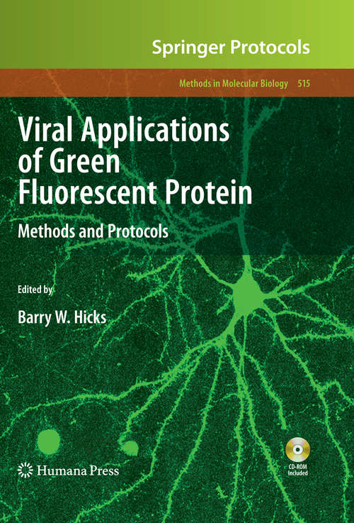 Book cover of Viral Applications of Green Fluorescent Protein