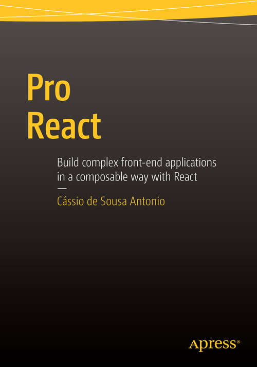 Book cover of Pro React