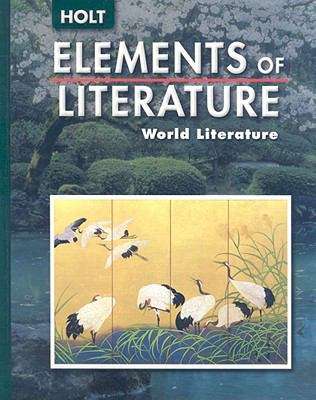 Book cover of Holt Elements of Literature: World Literature