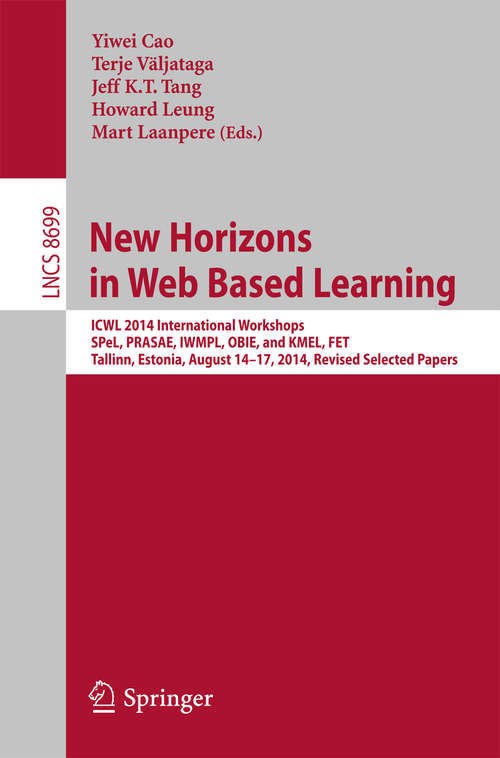 Book cover of New Horizons in Web Based Learning