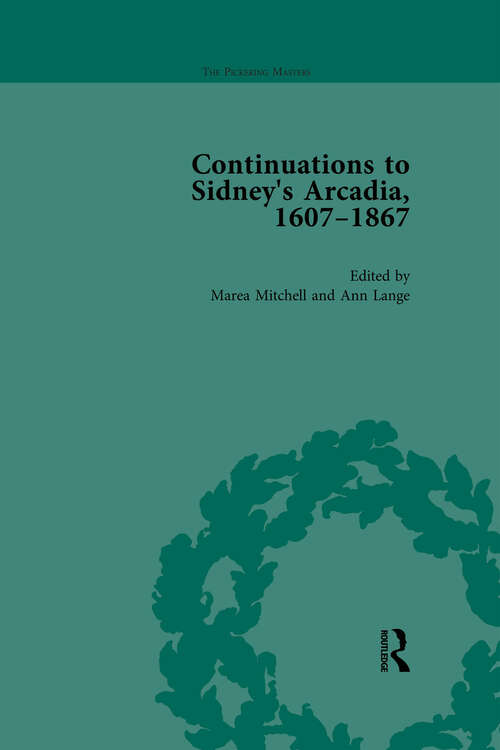 Book cover of Continuations to Sidney's Arcadia, 1607-1867, Volume 1