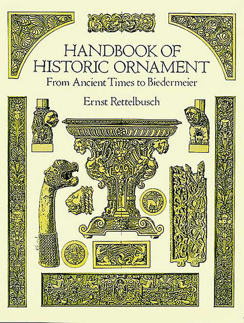 Book cover of Handbook of Historic Ornament (Dover Pictorial Archive)