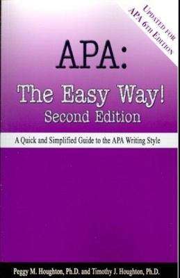 Book cover of Apa: The Easy Way! (2nd Edition)