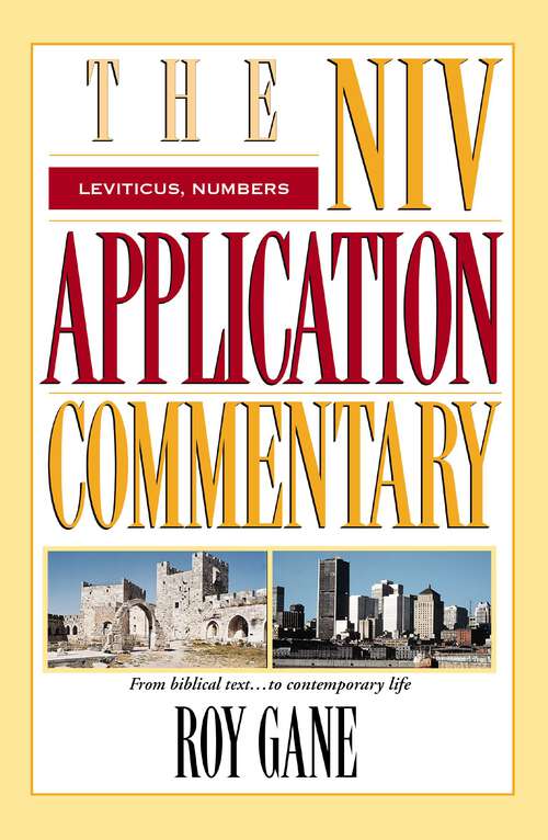 Book cover of Leviticus, Numbers (The NIV Application Commentary)