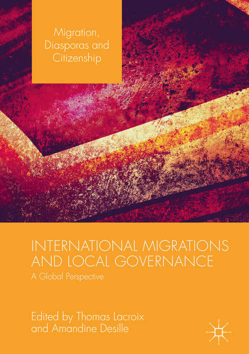 Book cover of International Migrations and Local Governance