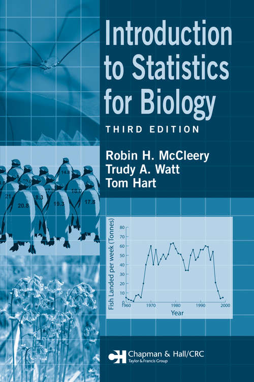 Book cover of Introduction to Statistics for Biology