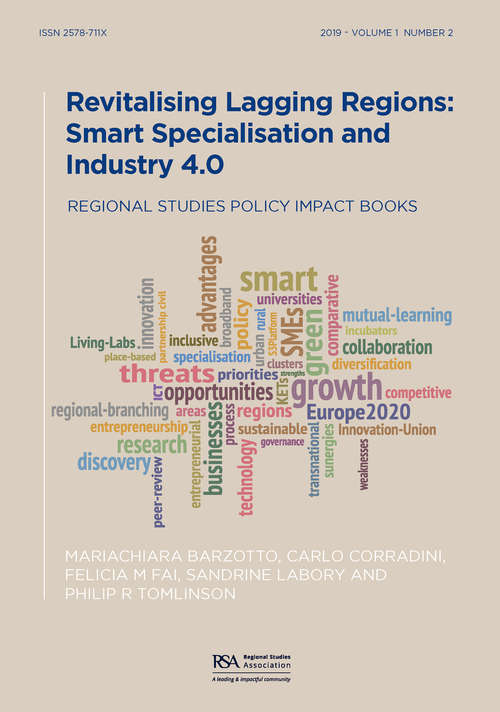 Book cover of Revitalising Lagging Regions: Smart Specialisation and Industry 4.0 (Regional Studies Policy Impact Books)