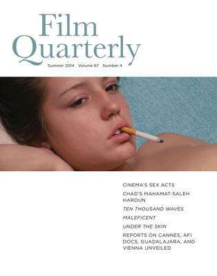 Book cover of Film Quarterly Summer 2014