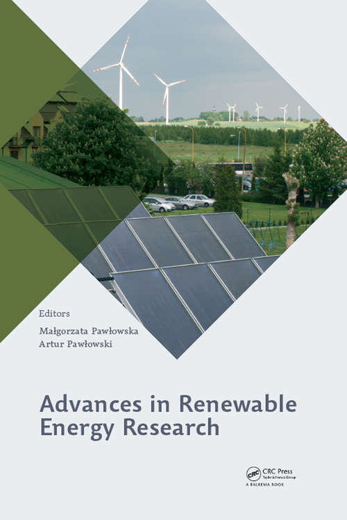 Book cover of Advances in Renewable Energy Research