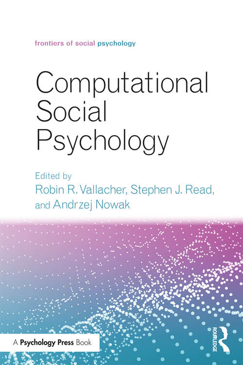 Book cover of Computational Social Psychology (Frontiers of Social Psychology)