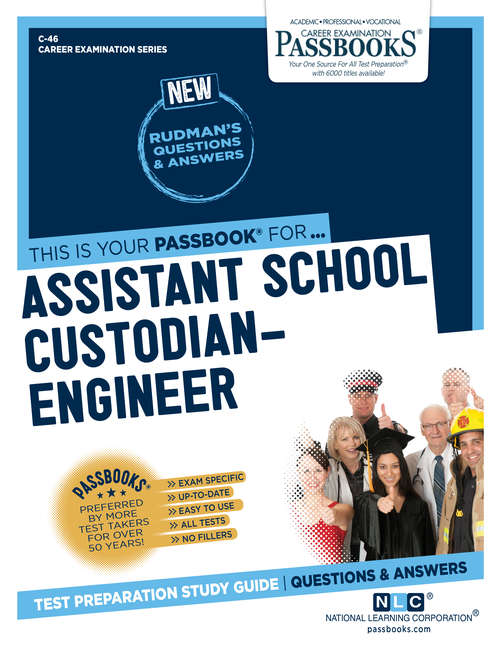 Book cover of Assistant School Custodian-Engineer: Passbooks Study Guide (Career Examination Series)