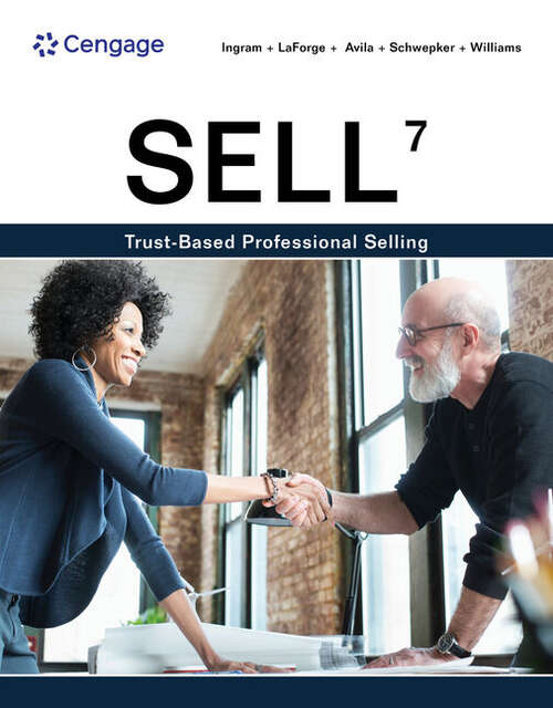 Book cover of Sell: Trust-Based Professional Selling (Seventh Edition)
