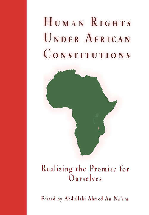 Book cover of Human Rights Under African Constitutions