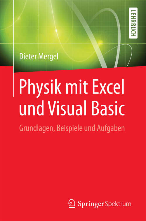 Book cover of Physik mit Excel und Visual Basic